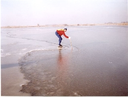 Jacques met peilstok
